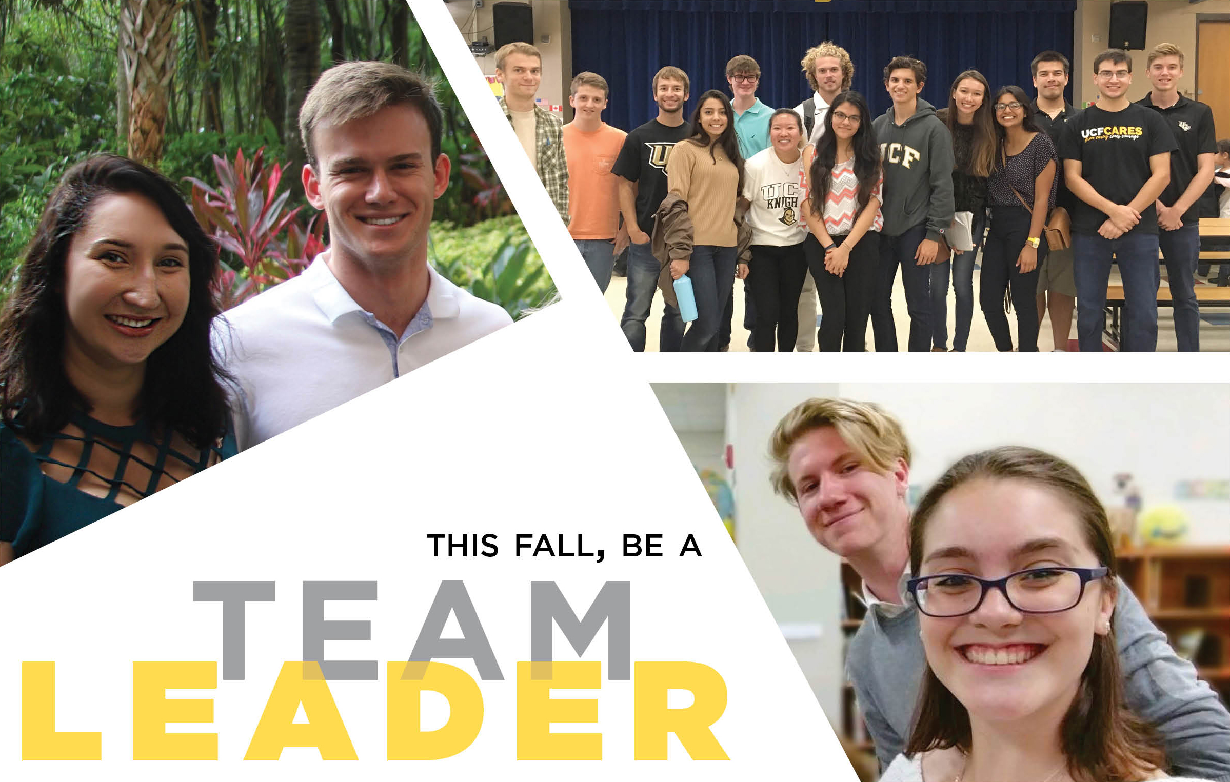 2018 Team Leader App Announcement no banner This Fall, be a Team Leader